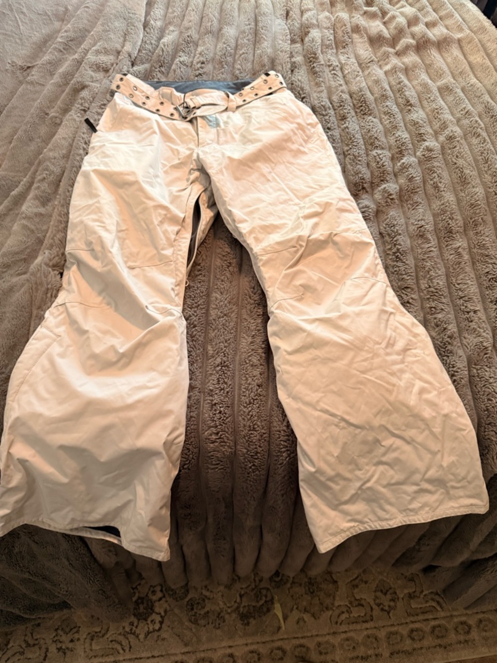 Women's Light Beige Ski Pants